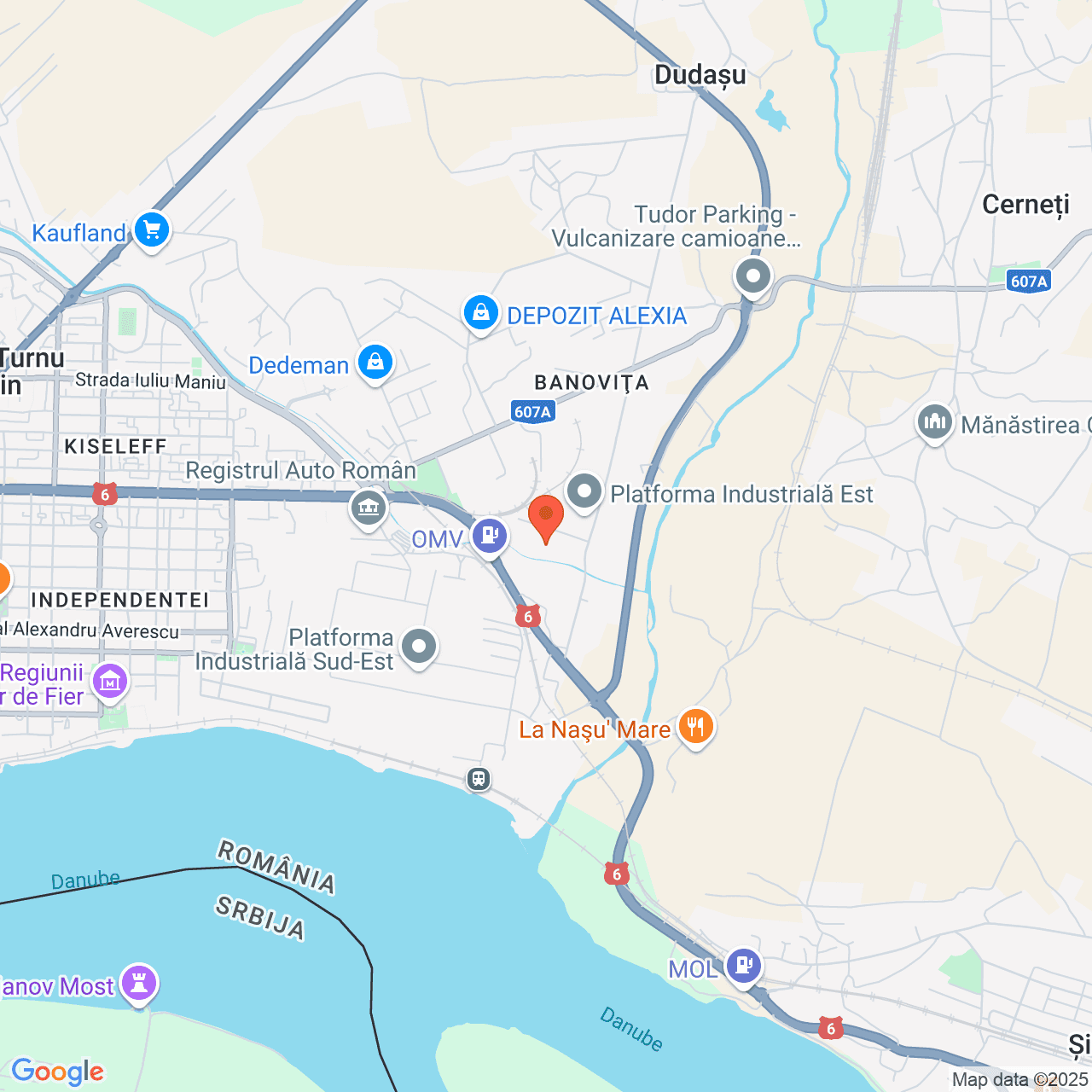 Poza harta streetview, zoom 14, adresa Dr. Tr. Severin, str. Banoviței, nr. 5, , judetul