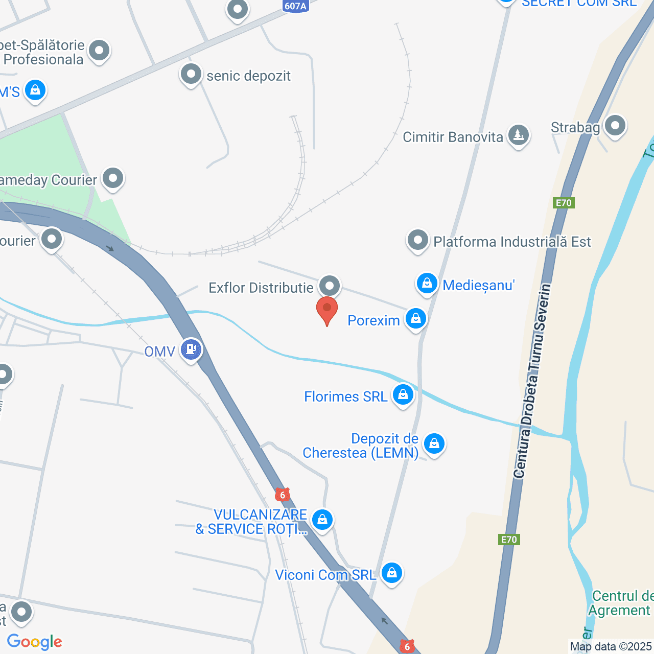 Poza harta streetview, zoom 16, adresa Dr. Tr. Severin, str. Banoviței, nr. 5, , judetul