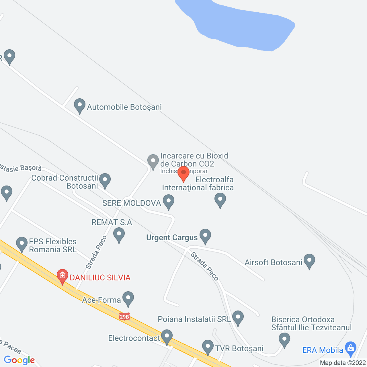 Poza harta streetview, zoom 16, adresa Peco 10, Botosani, judetul Botosani