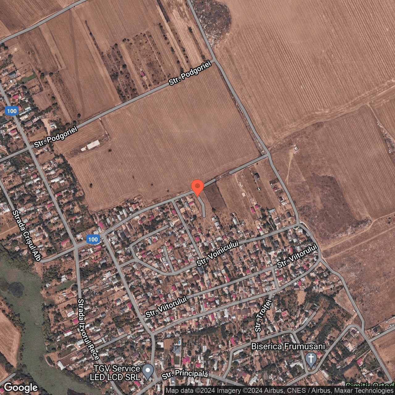 Poza harta hybrid, zoom 16, adresa Frumusani, jud. Calarasi, , judetul