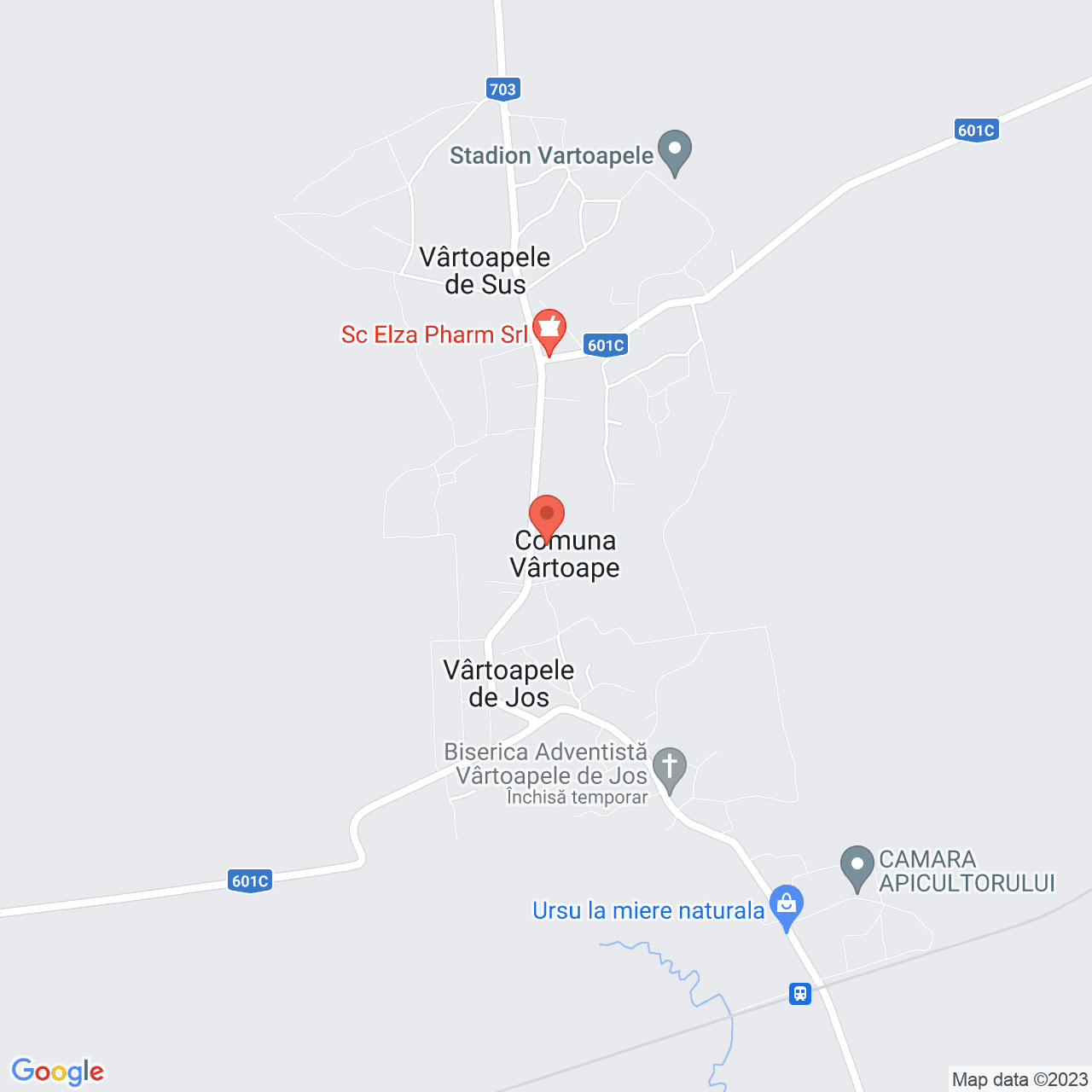 Poza harta streetview, zoom 14, adresa Vartoape de sus, , judetul