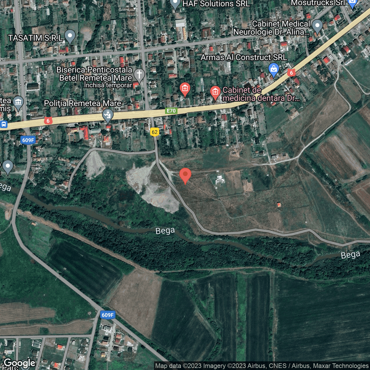 Poza harta hybrid, zoom 16, adresa Remetea Mare Timis, , judetul