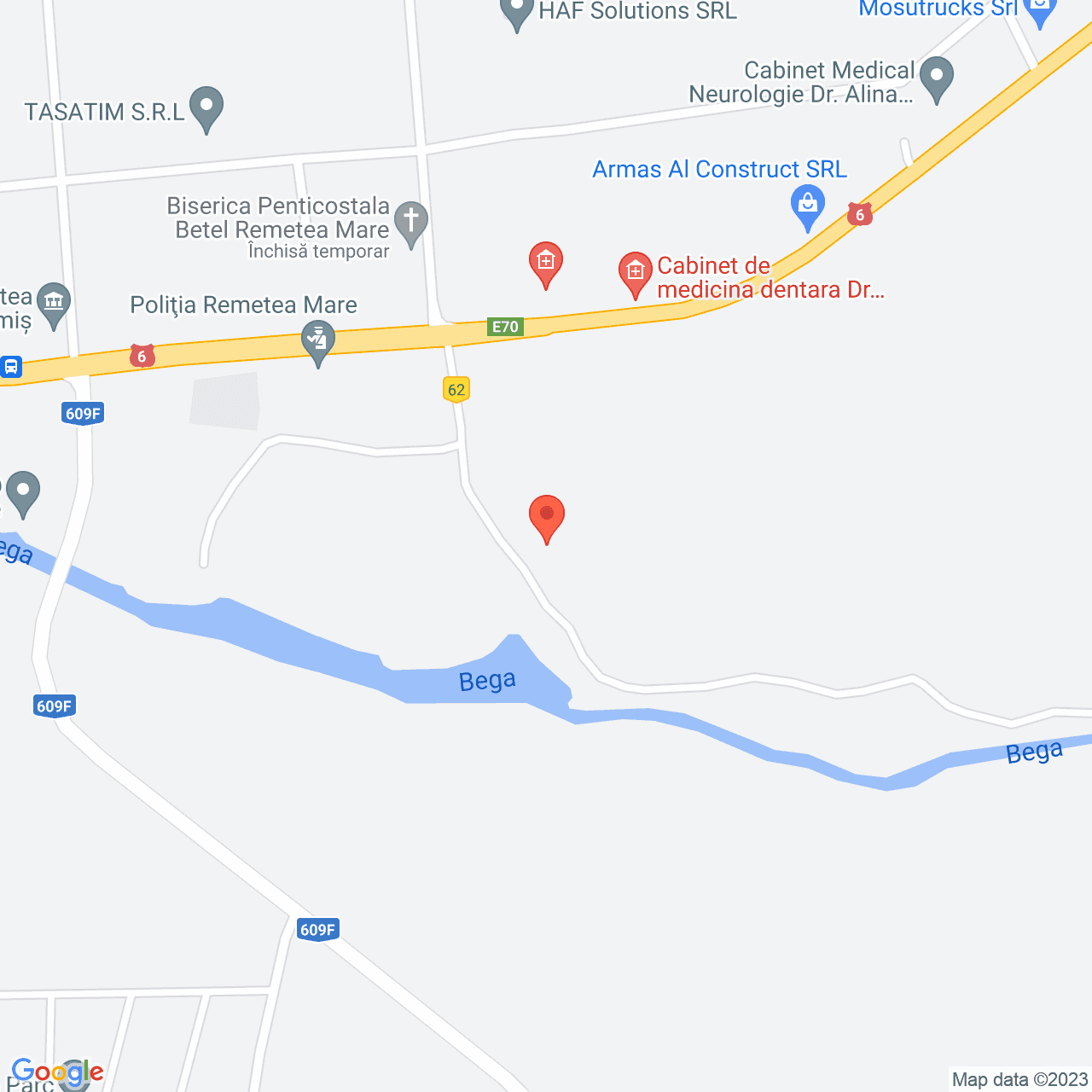 Poza harta streetview, zoom 16, adresa Remetea Mare Timis, , judetul