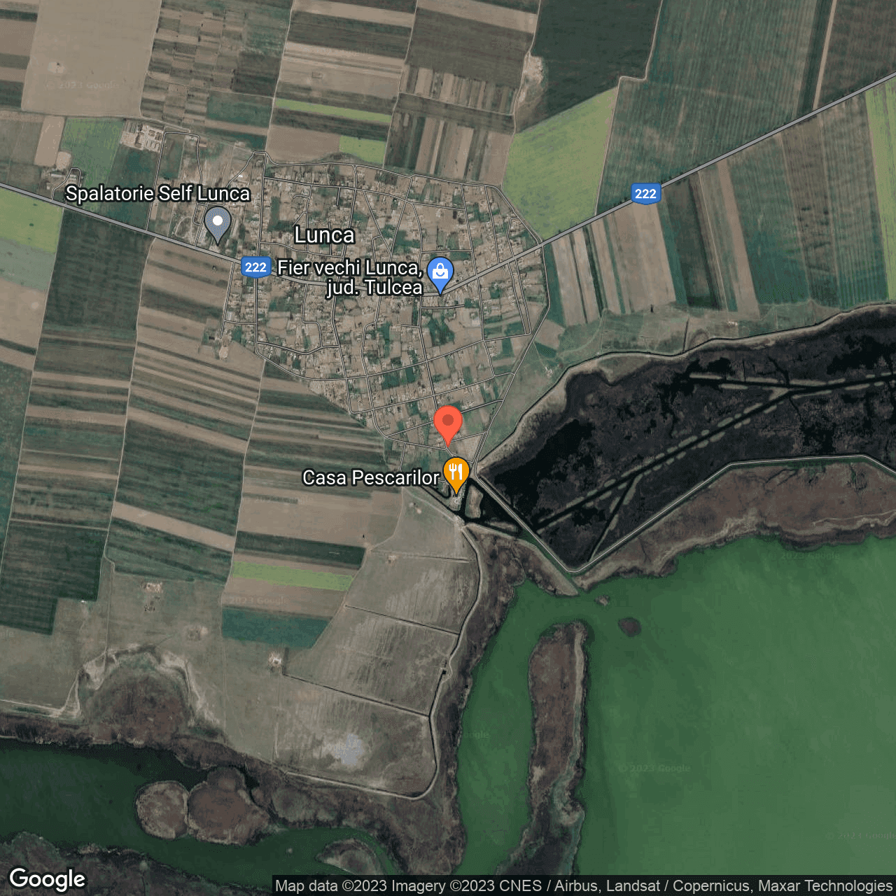 Poza harta hybrid, zoom 14, adresa Lunca Tulcea, , judetul