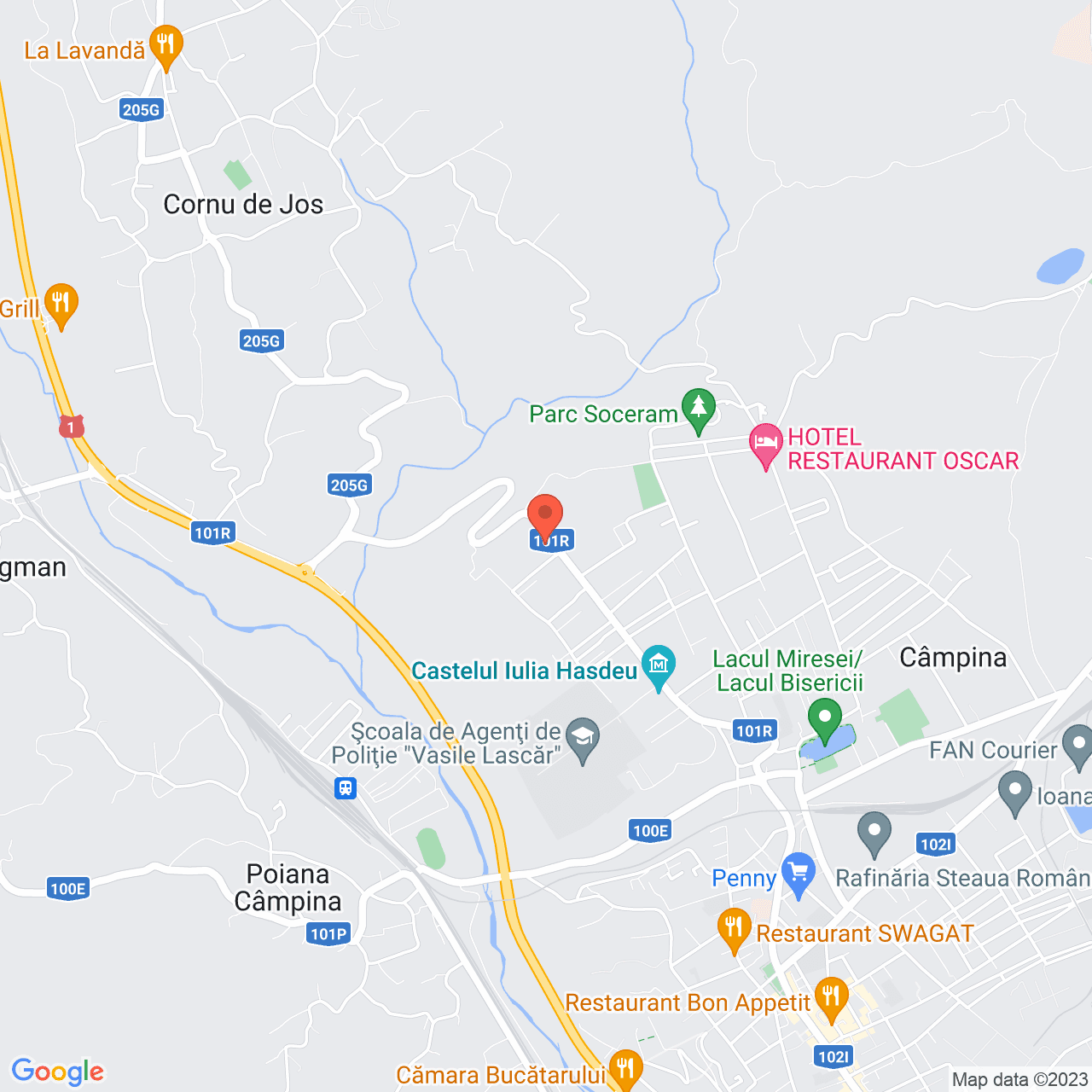 Poza harta streetview, zoom 14, adresa Campina, , judetul