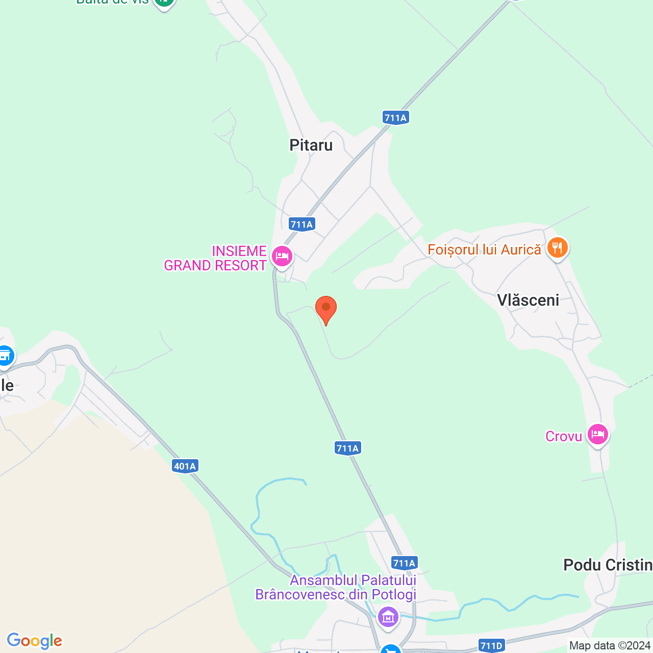 Poza harta streetview, zoom 14, adresa Pitaru, com.Potlogi, , judetul