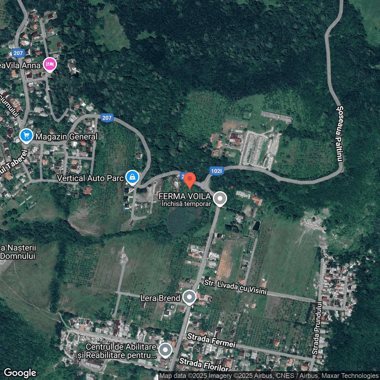 Poza harta hybrid, zoom 16, adresa Campina Prahova, , judetul