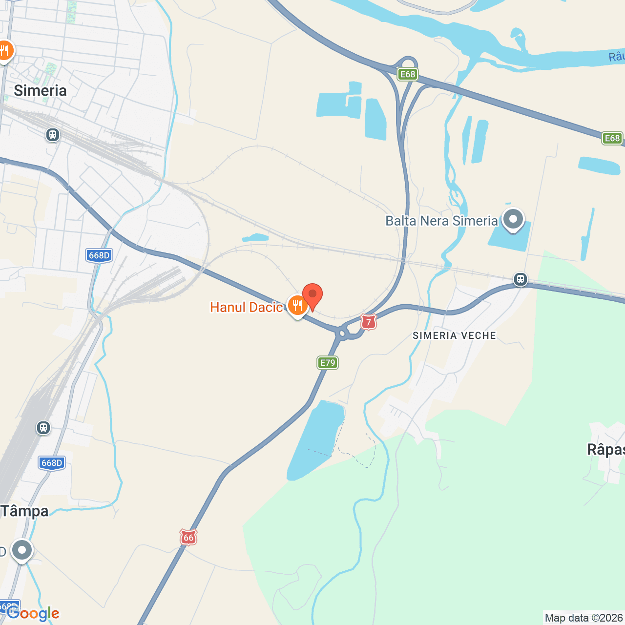 Poza harta streetview, zoom 14, adresa Simeria Hunedoara, , judetul