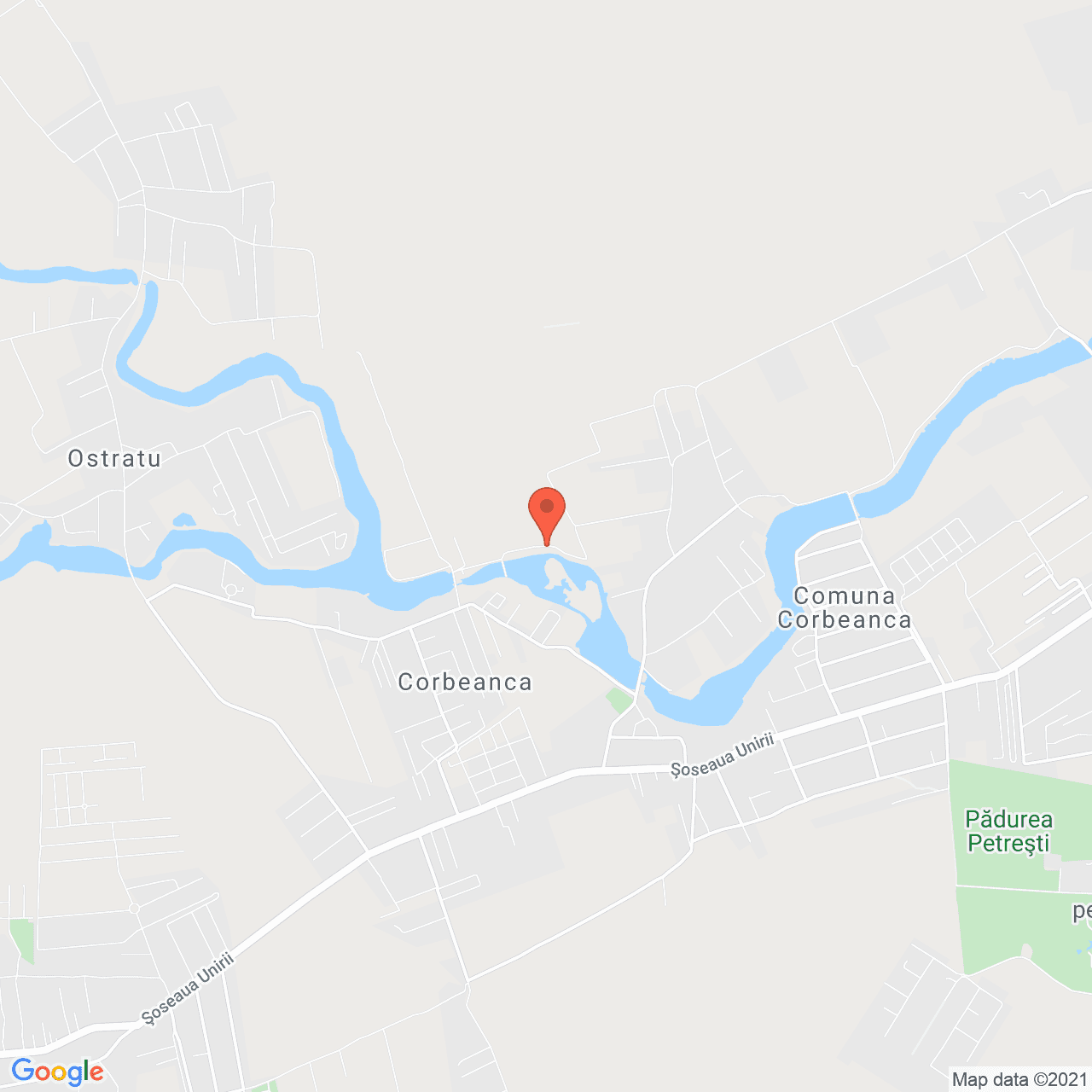 Poza harta streetview, zoom 14, adresa Mecheaua, Corbeanca, judetul Bucuresti Ilfov