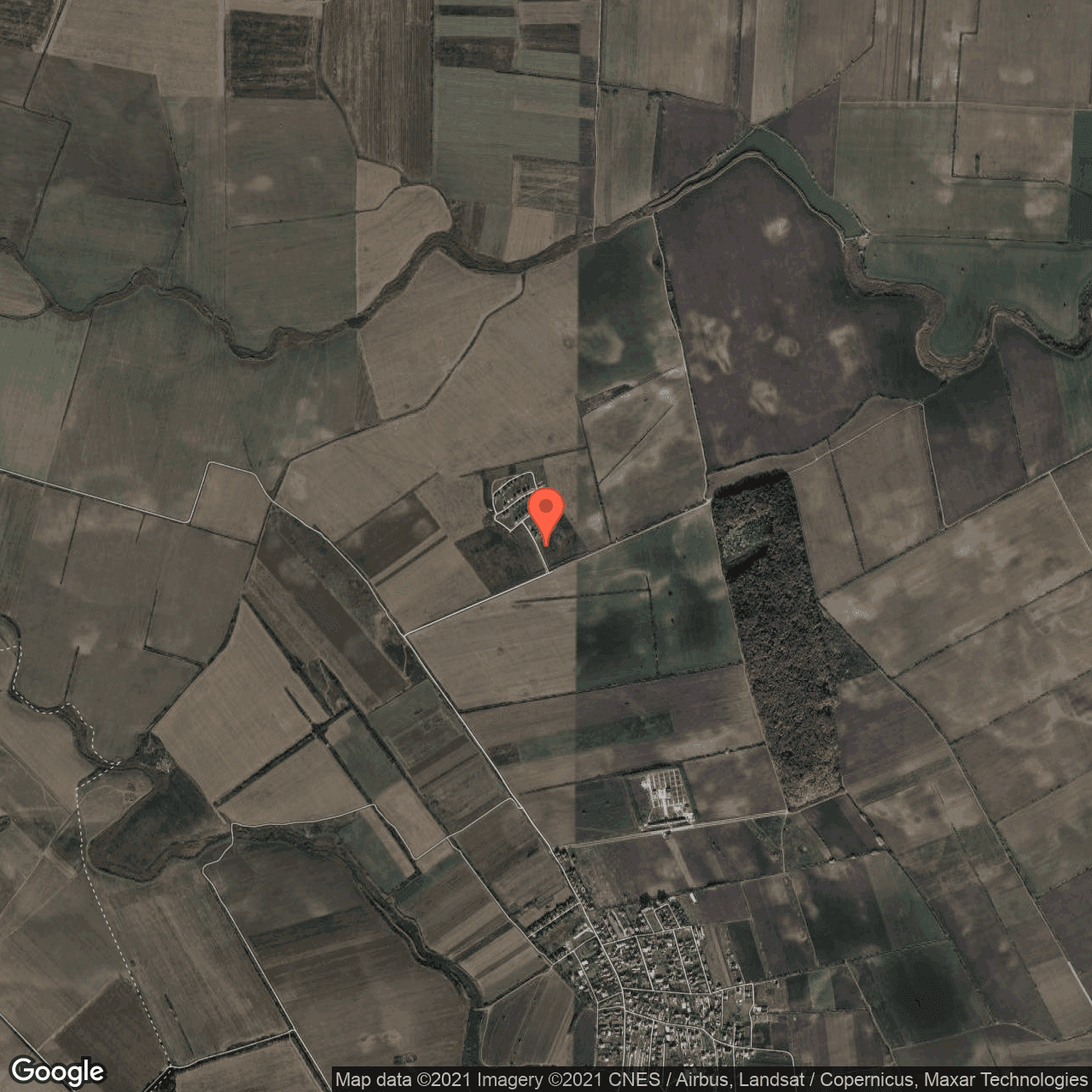 Poza harta hybrid, zoom 14, adresa Balotesti, Balotesti, judetul Bucuresti Ilfov