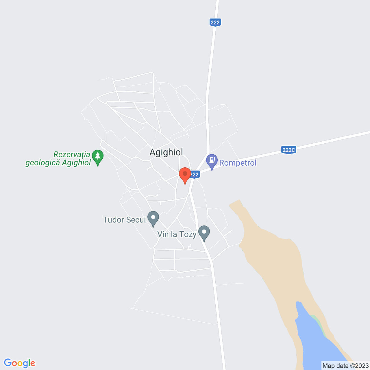 Poza harta streetview, zoom 14, adresa Agighiol, , judetul