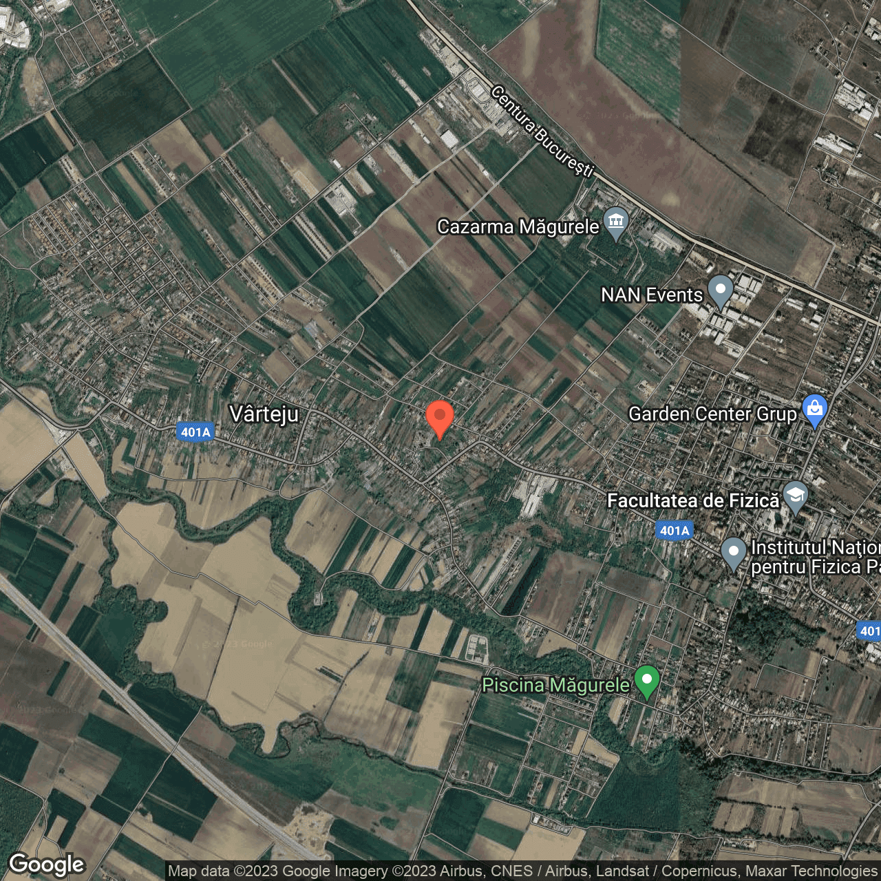 Poza harta hybrid, zoom 14, adresa Magurele, , judetul