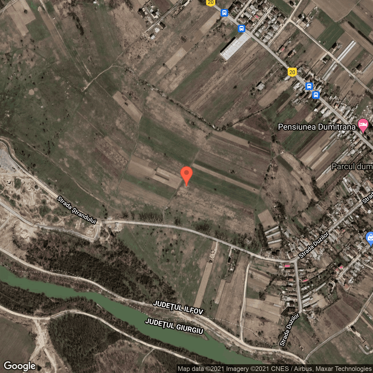Poza harta hybrid, zoom 16, adresa Dumitrana, Magurele, judetul Bucuresti Ilfov