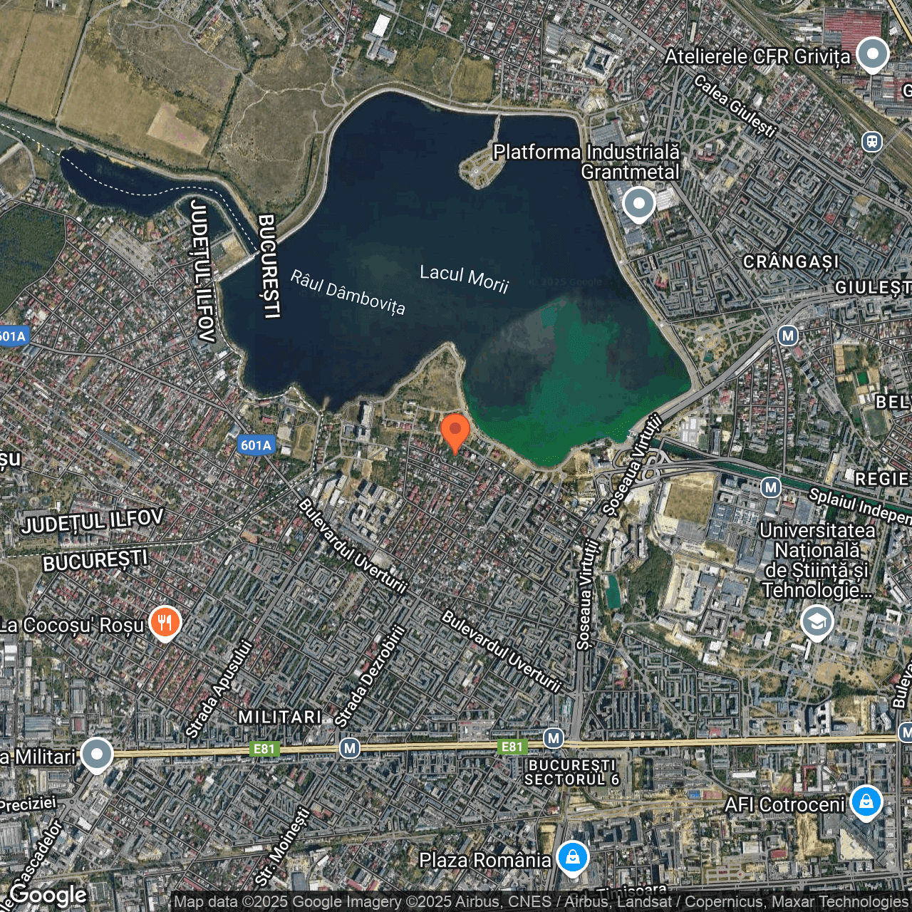 Poza harta hybrid, zoom 14, adresa Bucuresti, str. Intrarea Cernisoara, nr. 9, , judetul