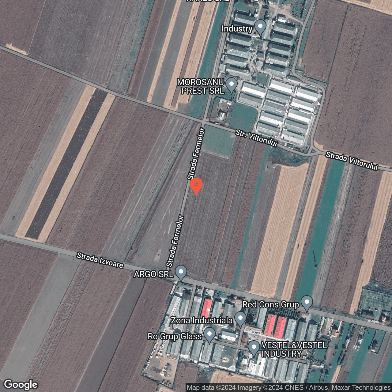 Poza harta hybrid, zoom 16, adresa Dumbrava Rosie Neamt, , judetul