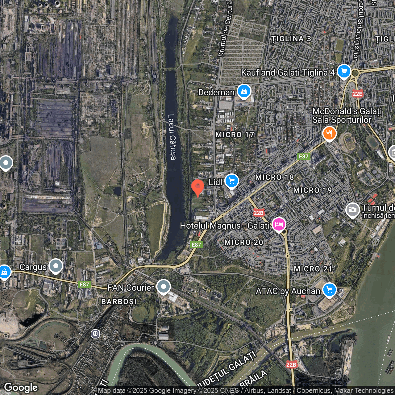 Poza harta hybrid, zoom 14, adresa Galați, str. Drumul de Centură nr. 242, , judetul