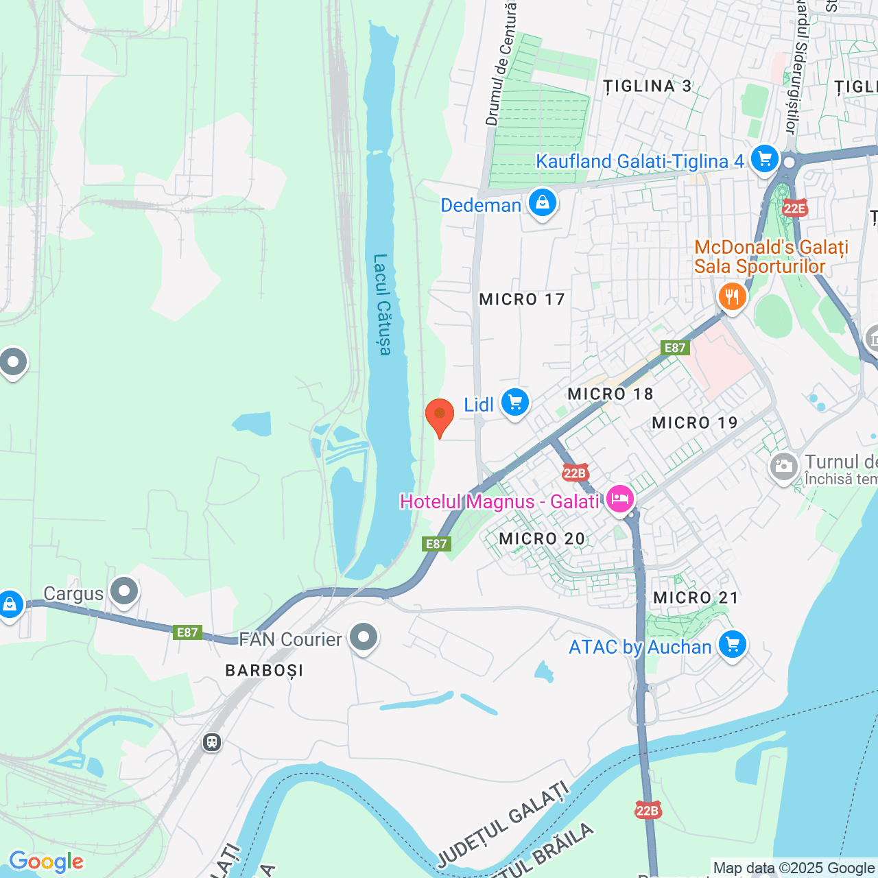 Poza harta streetview, zoom 14, adresa Galați, str. Drumul de Centură nr. 242, , judetul