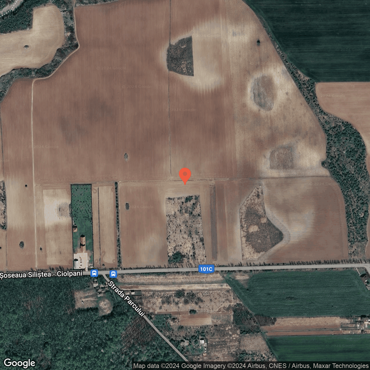 Poza harta hybrid, zoom 16, adresa Ciolpani, , judetul