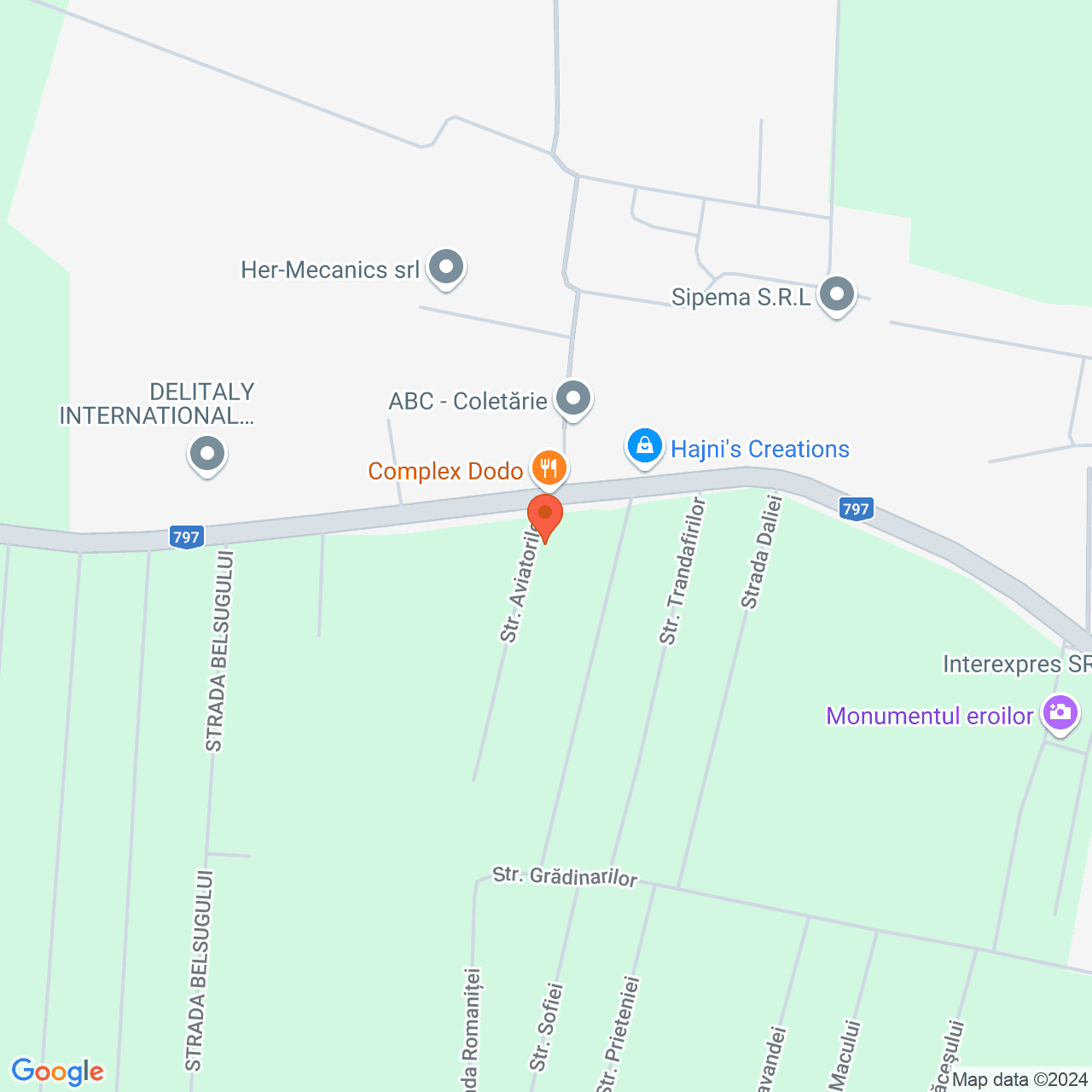 Poza harta streetview, zoom 16, adresa Santandrei Bihor, , judetul