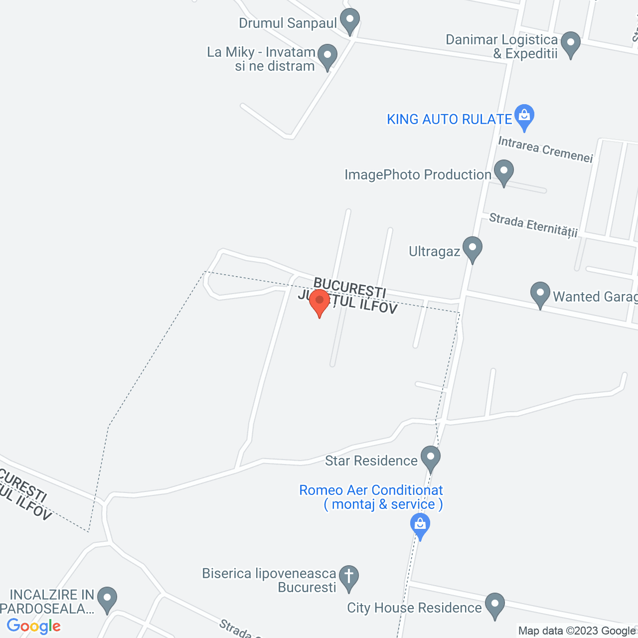 Poza harta streetview, zoom 16, adresa Strada Nufarul Galben Bucuresti, , judetul