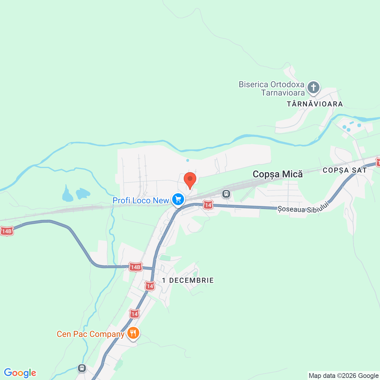 Poza harta streetview, zoom 14, adresa Copsa Mica judet Sibiu, , judetul