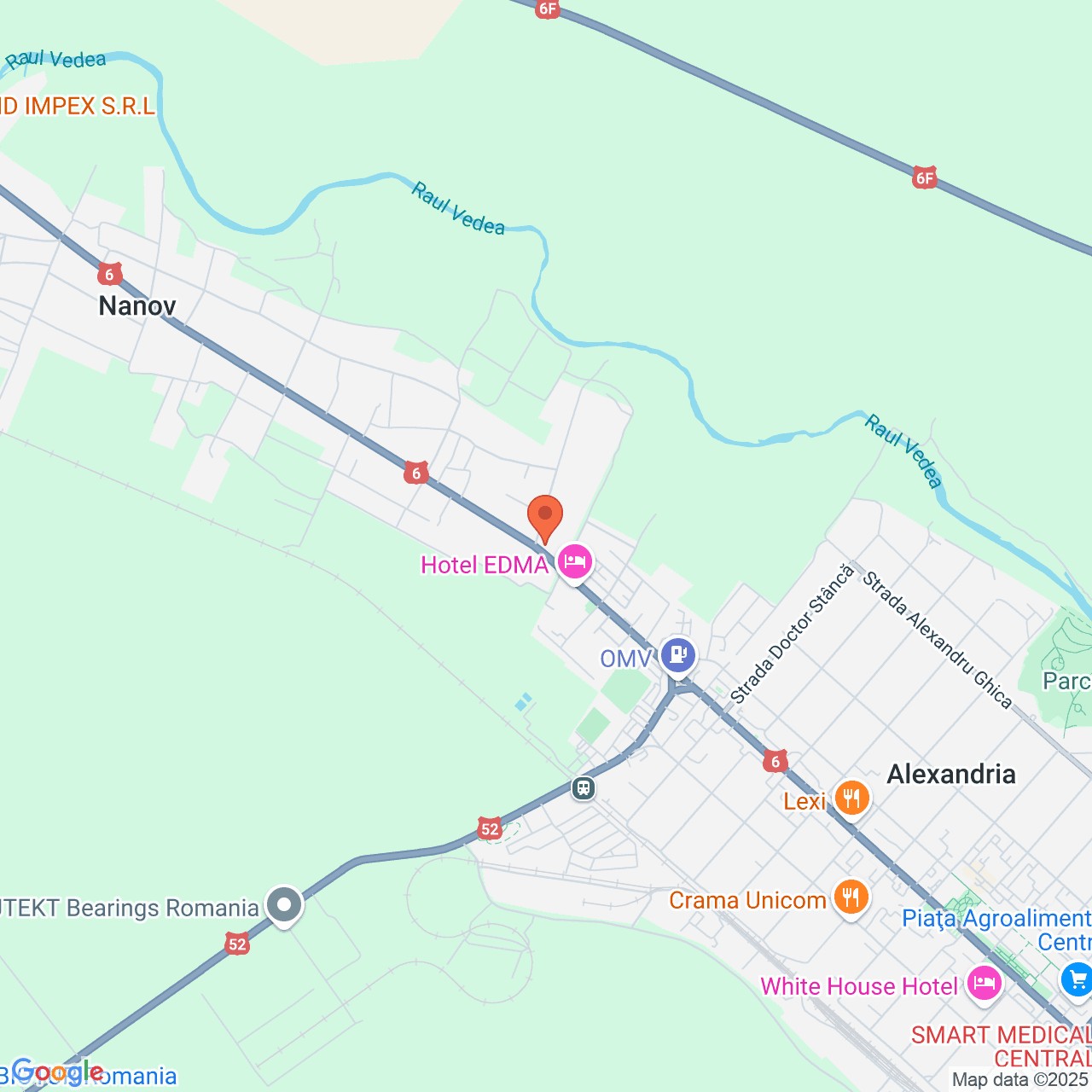 Poza harta streetview, zoom 14, adresa Nanov, str. Dunării nr. 10, , judetul