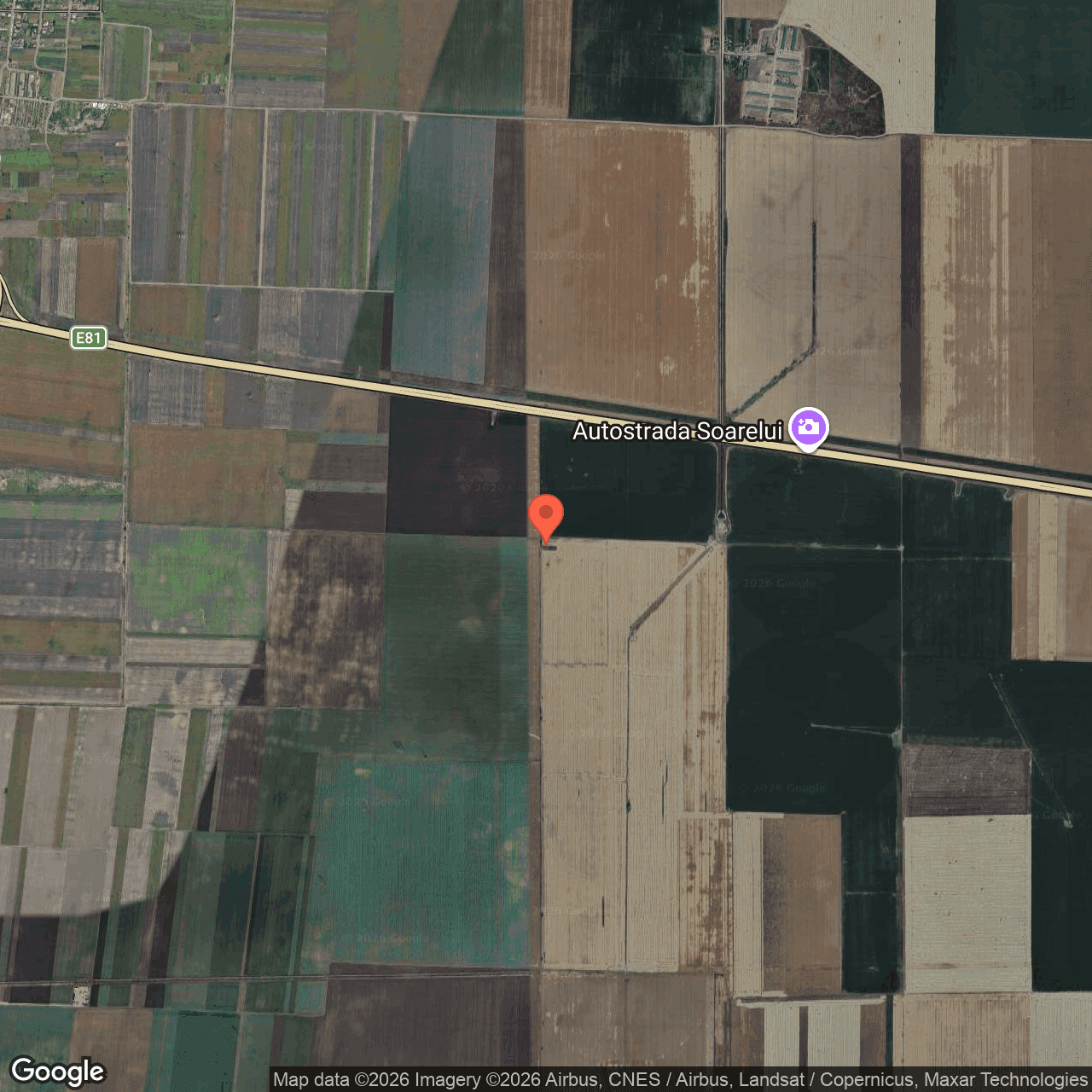 Poza harta hybrid, zoom 14, adresa Dragalina Calarasi, , judetul