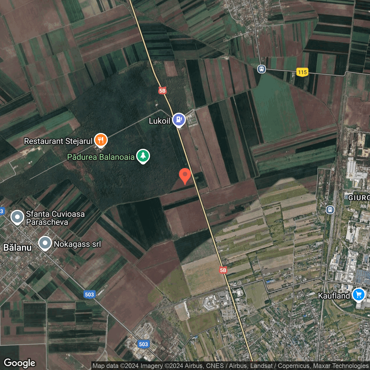 Poza harta hybrid, zoom 14, adresa Stanesti Giugiu, , judetul