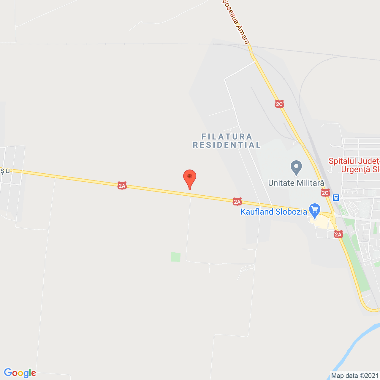 Poza harta streetview, zoom 14, adresa Slobozia, Slobozia, judetul Ialomita