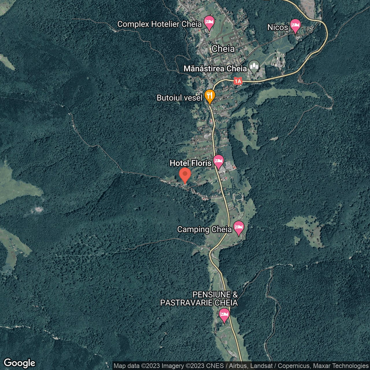 Poza harta hybrid, zoom 14, adresa cheia, , judetul