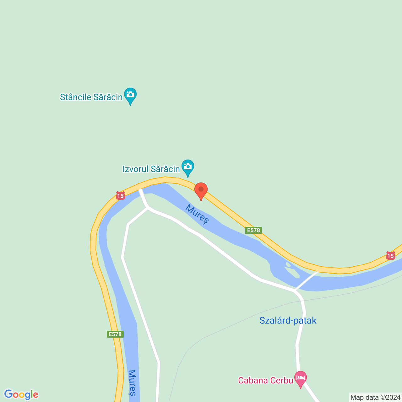 Poza harta streetview, zoom 16, adresa Lunca Bradului, , judetul