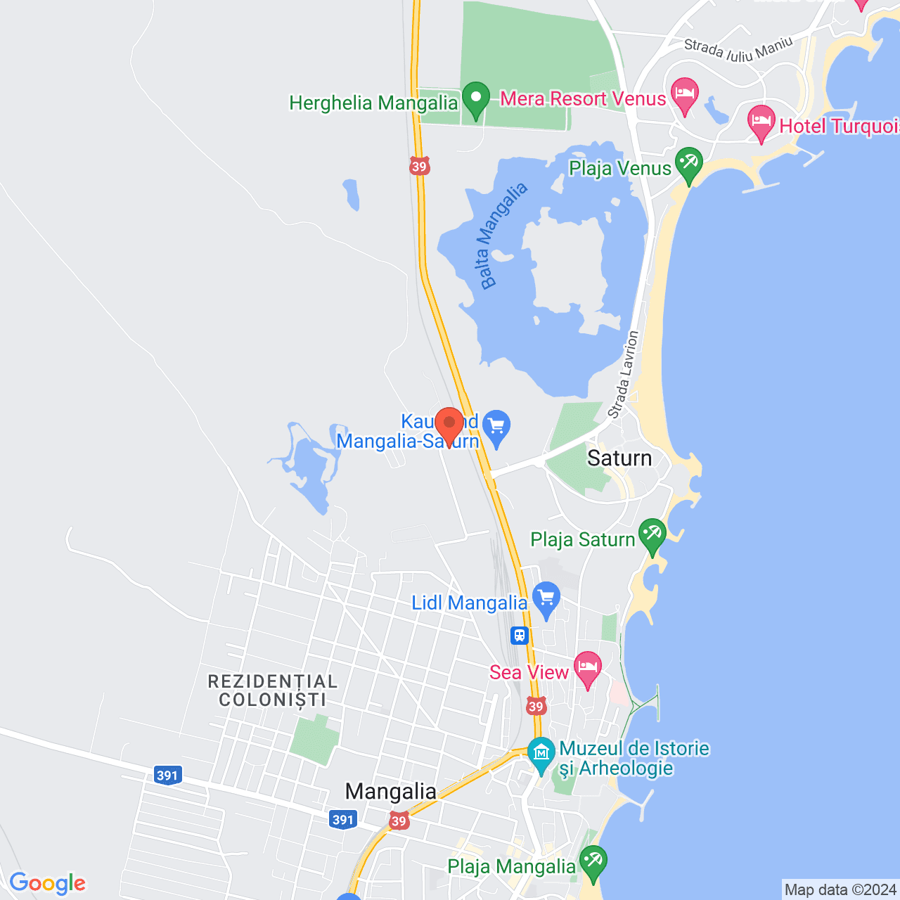 Poza harta streetview, zoom 14, adresa Mangalia, str. M. I. Dobrogeanu, , judetul