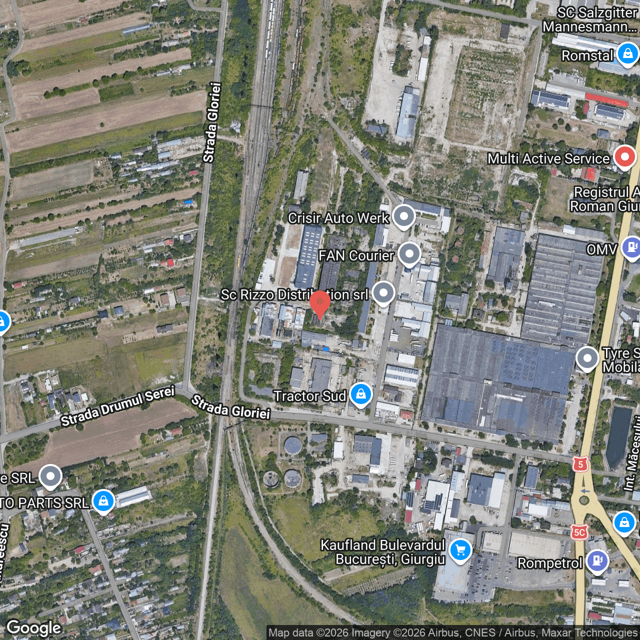 Poza harta hybrid, zoom 16, adresa Strada Gloriei Giurgiu, , judetul