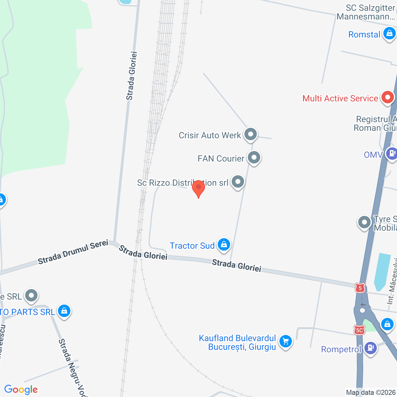 Poza harta streetview, zoom 16, adresa Strada Gloriei Giurgiu, , judetul