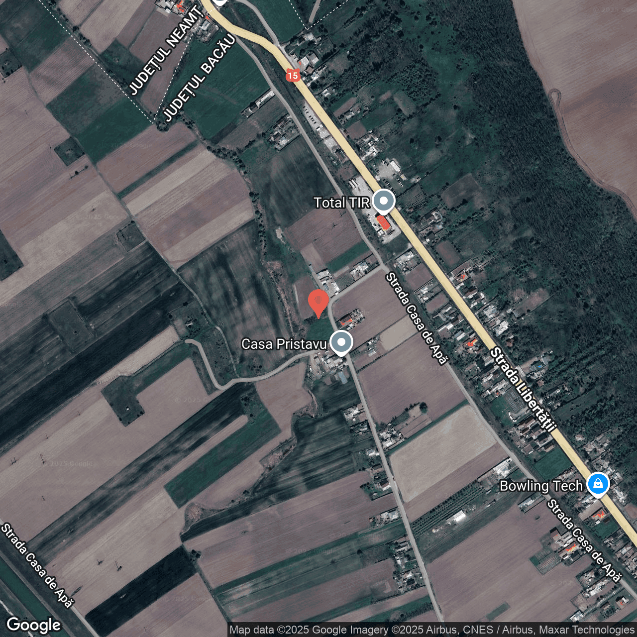 Poza harta hybrid, zoom 16, adresa Buhusi Bacau, , judetul
