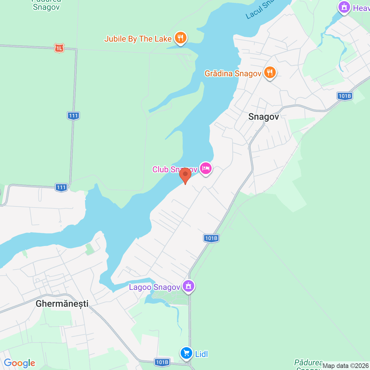 Poza harta streetview, zoom 14, adresa strada Zorelelor nr. 44A, Snagov Ilfov, , judetul