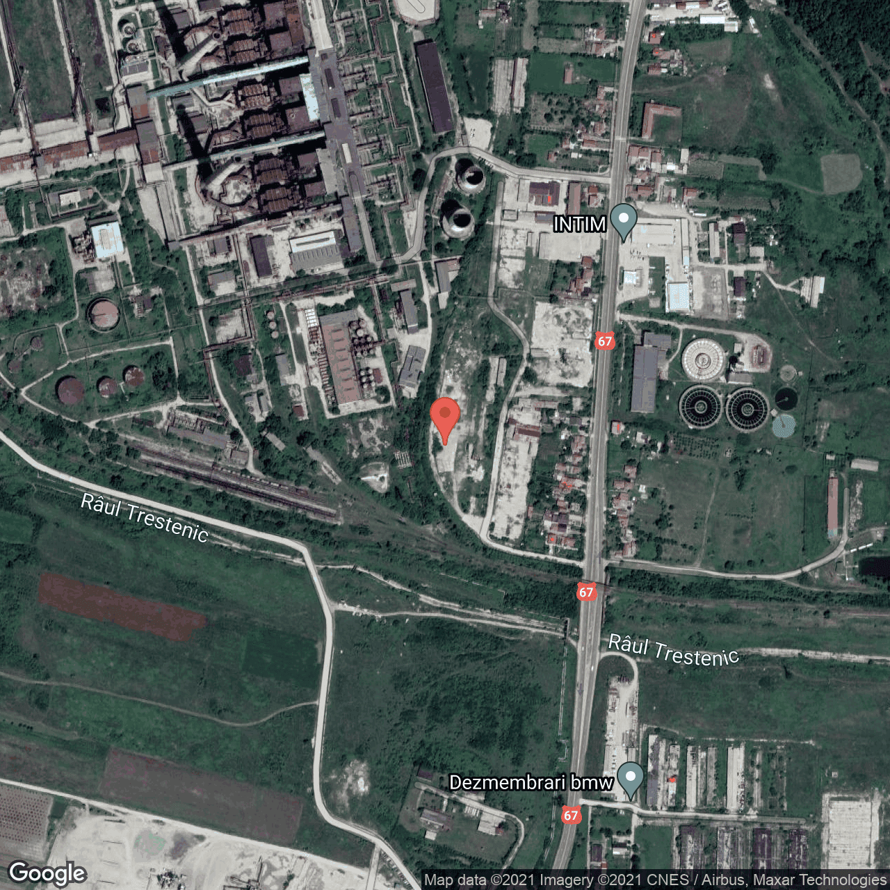 Poza harta hybrid, zoom 16, adresa Halanga, Izvoru Barzii, judetul Mehedinti