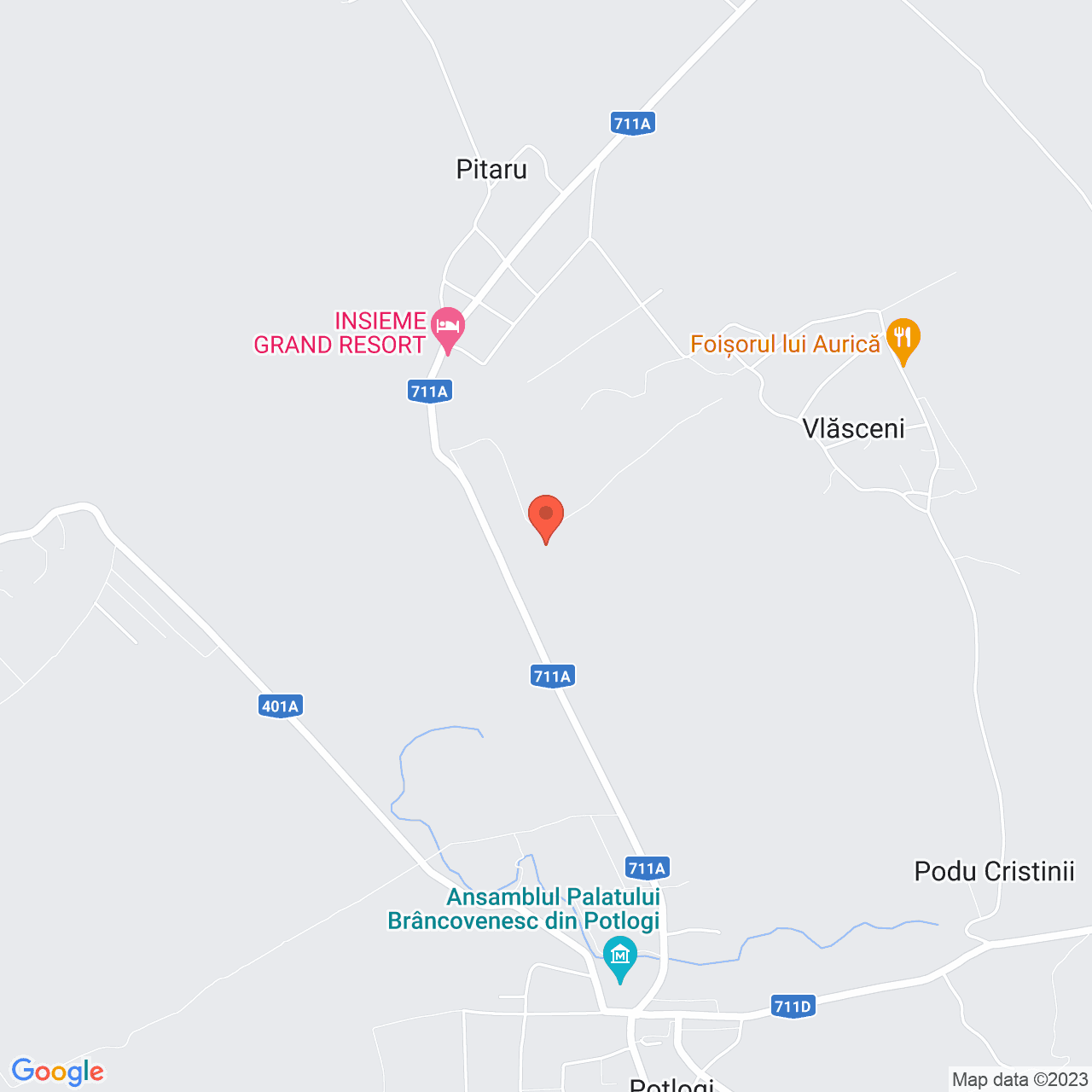 Poza harta streetview, zoom 14, adresa Potlogi, , judetul