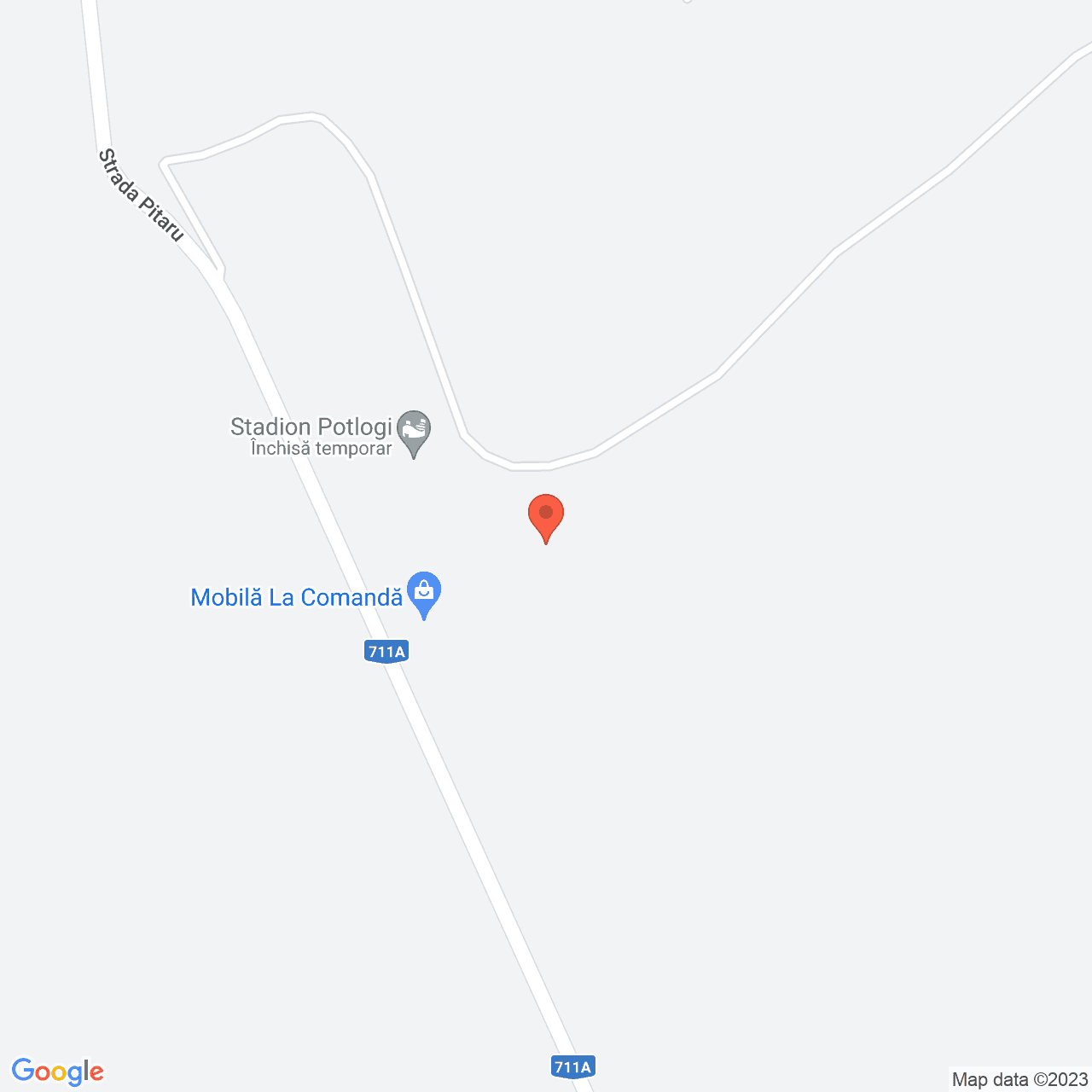 Poza harta streetview, zoom 16, adresa Potlogi, , judetul