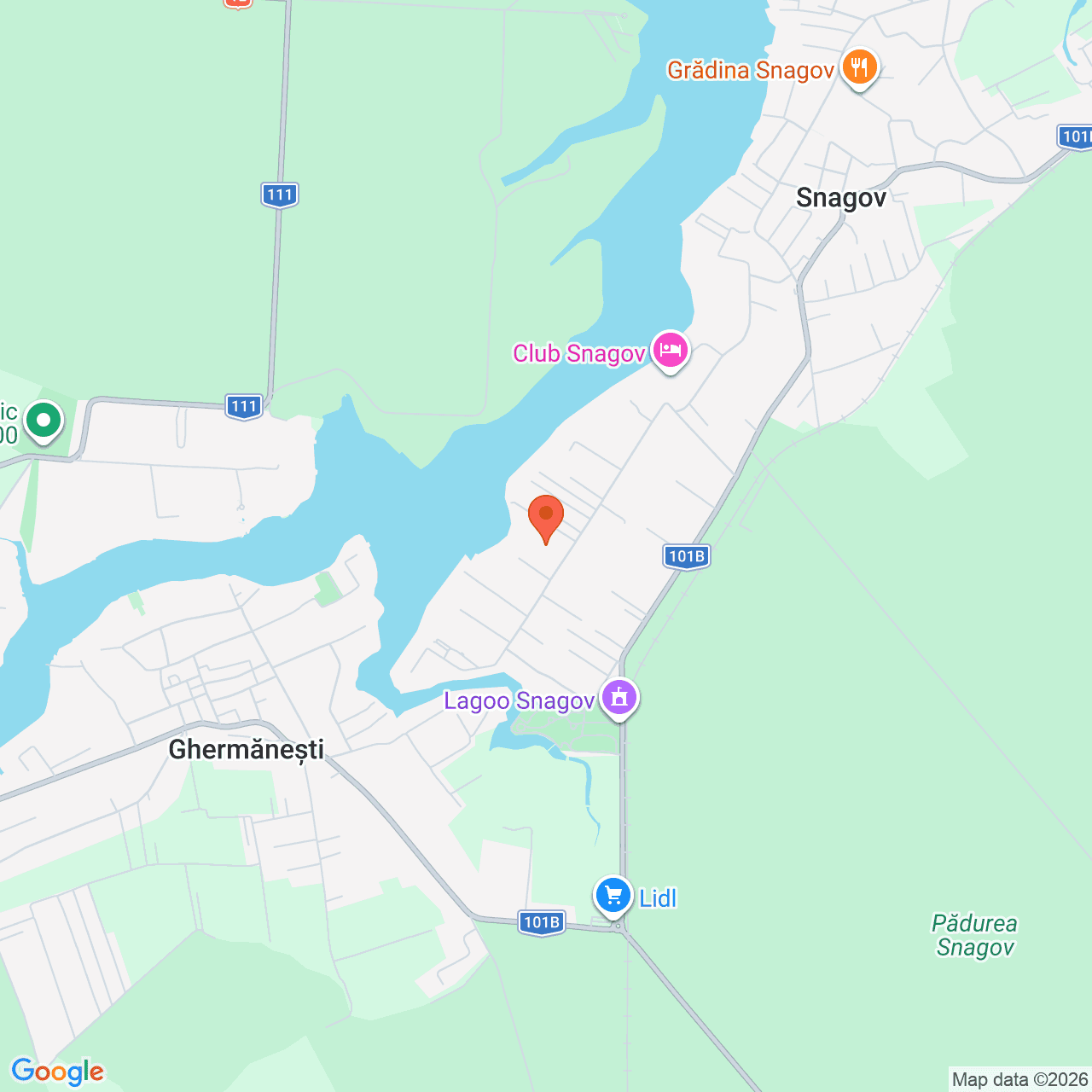 Poza harta streetview, zoom 14, adresa Snagov judet Ilfov, strada Zorelelor, , judetul