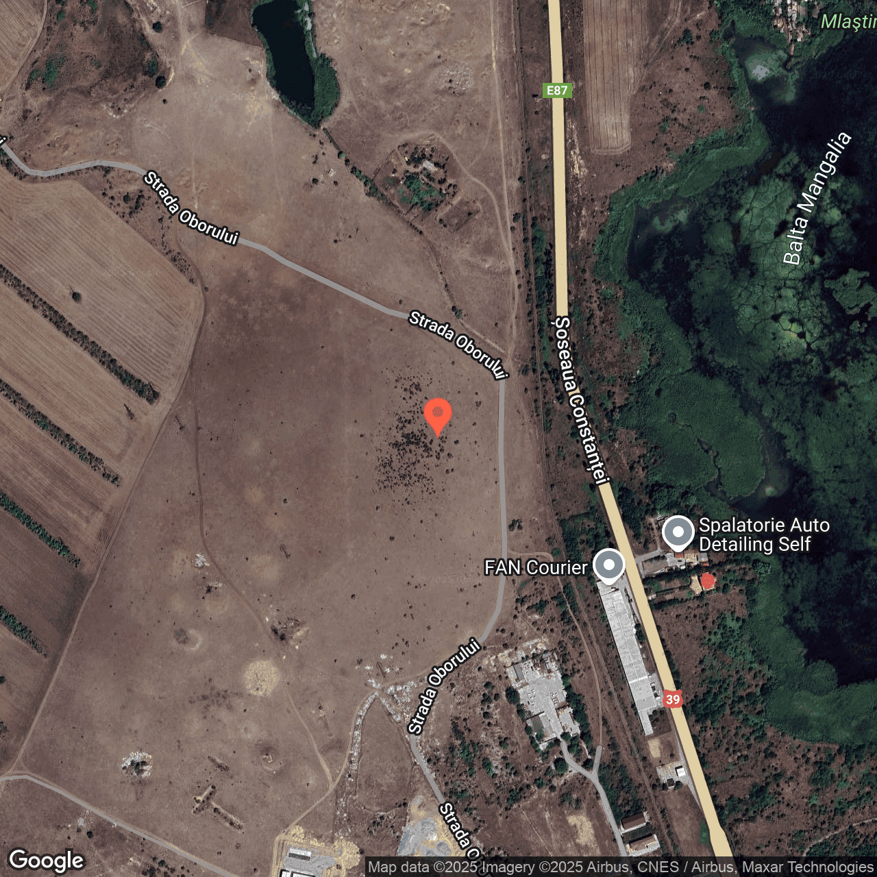 Poza harta hybrid, zoom 16, adresa Mangalia, Str. Oborului, , judetul