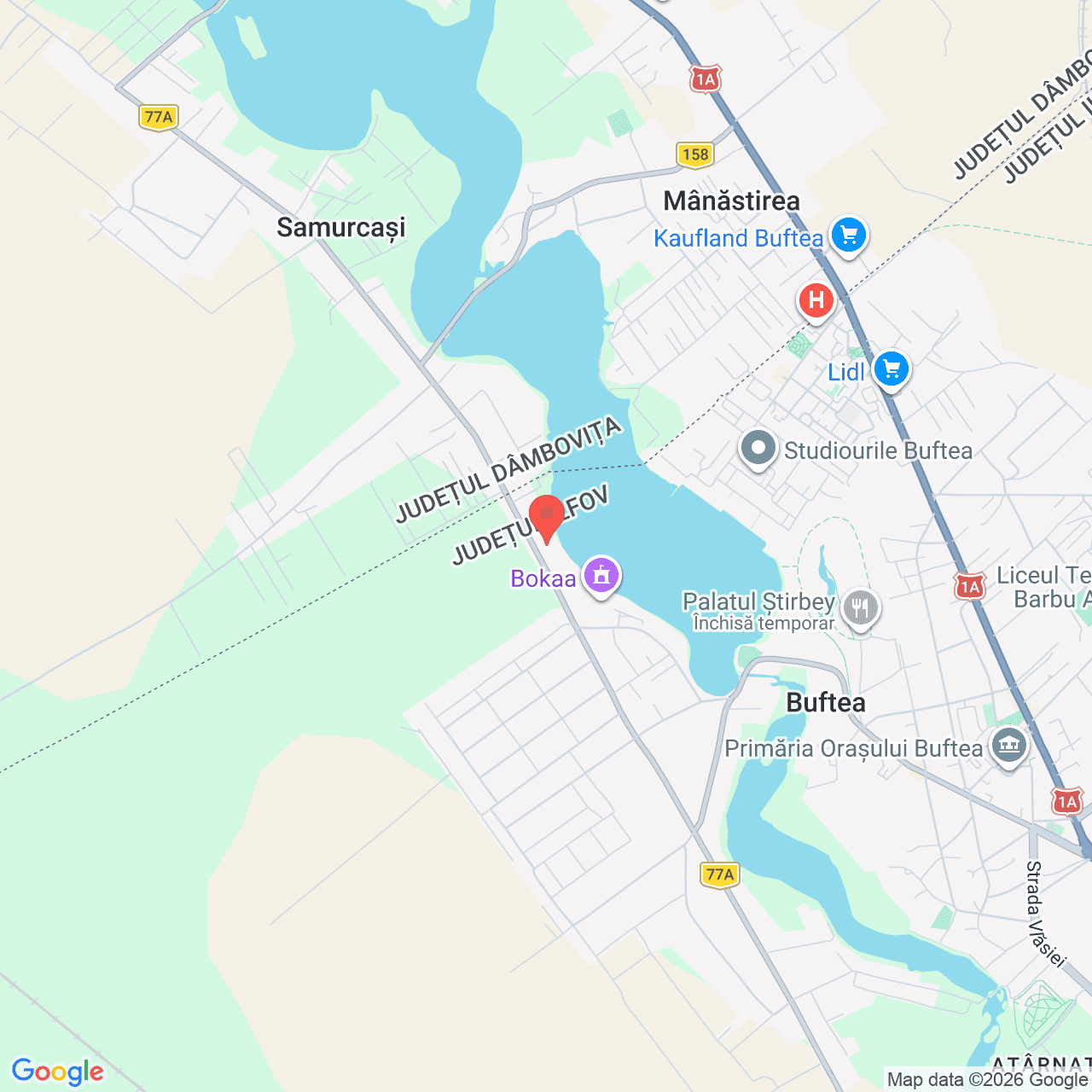 Poza harta streetview, zoom 14, adresa Buftea, judet Ilfov, , judetul