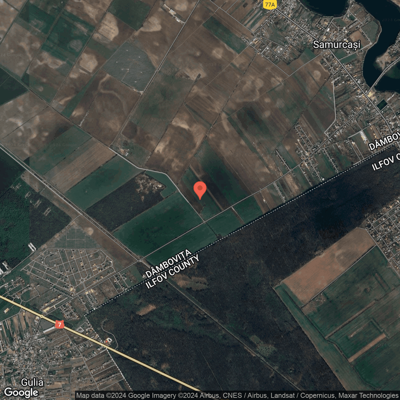 Poza harta hybrid, zoom 14, adresa Samurcas Crevedia, , judetul