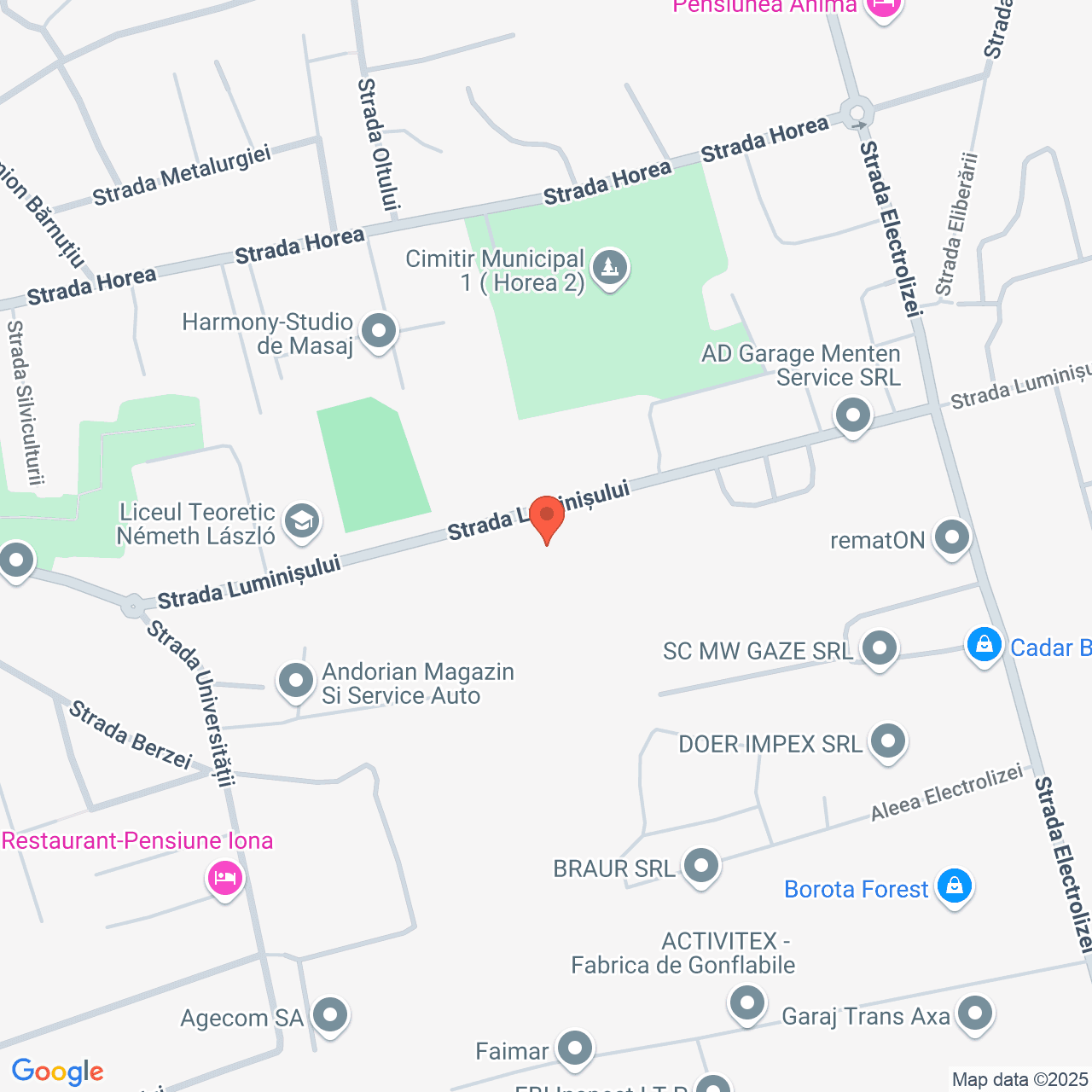 Poza harta streetview, zoom 16, adresa strada Universității, Baia Mare, , judetul