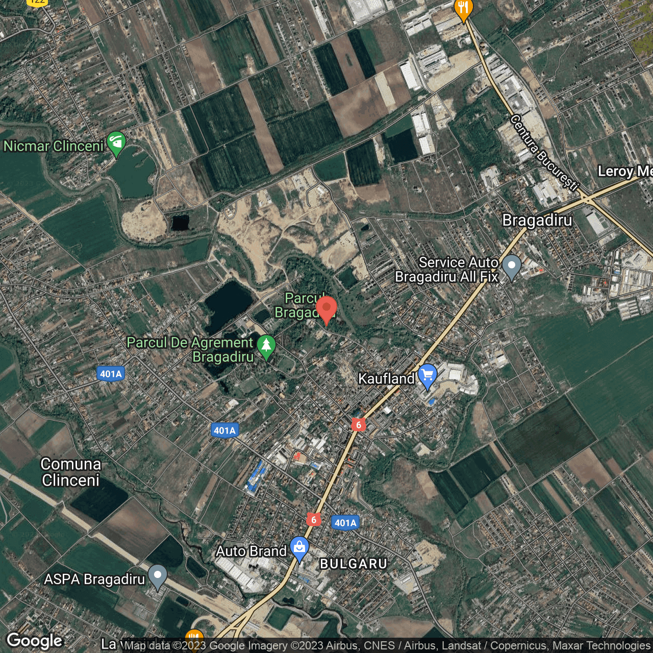 Poza harta hybrid, zoom 14, adresa Bragadiru, , judetul