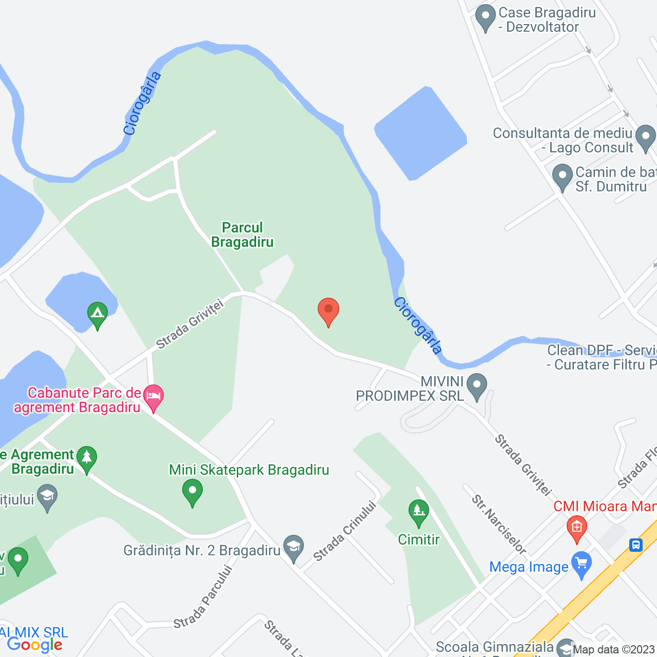 Poza harta streetview, zoom 16, adresa Bragadiru, , judetul