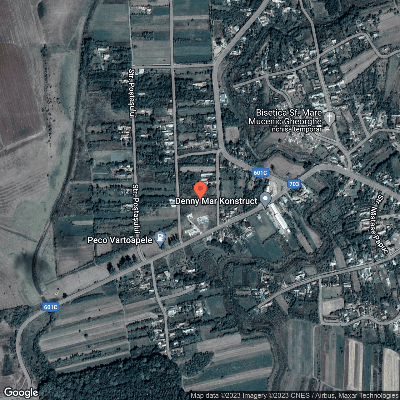 Poza harta hybrid, zoom 16, adresa Vârtoapele de Jos, , judetul