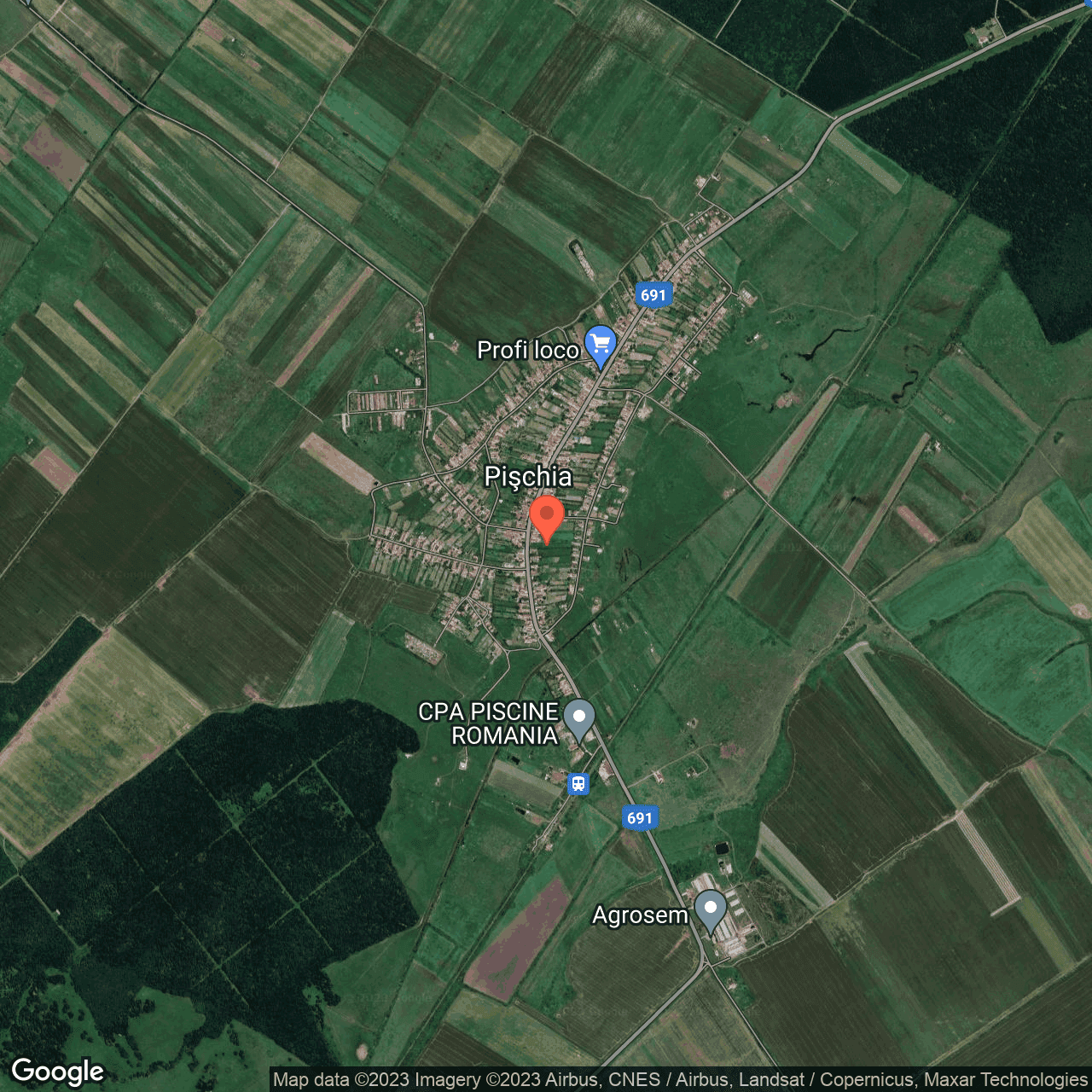 Poza harta hybrid, zoom 14, adresa Pischia, , judetul