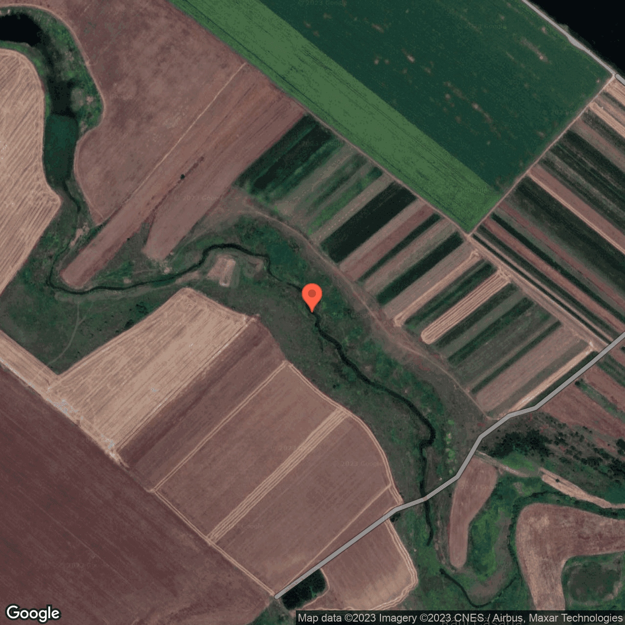 Poza harta hybrid, zoom 16, adresa Ghimpati, , judetul