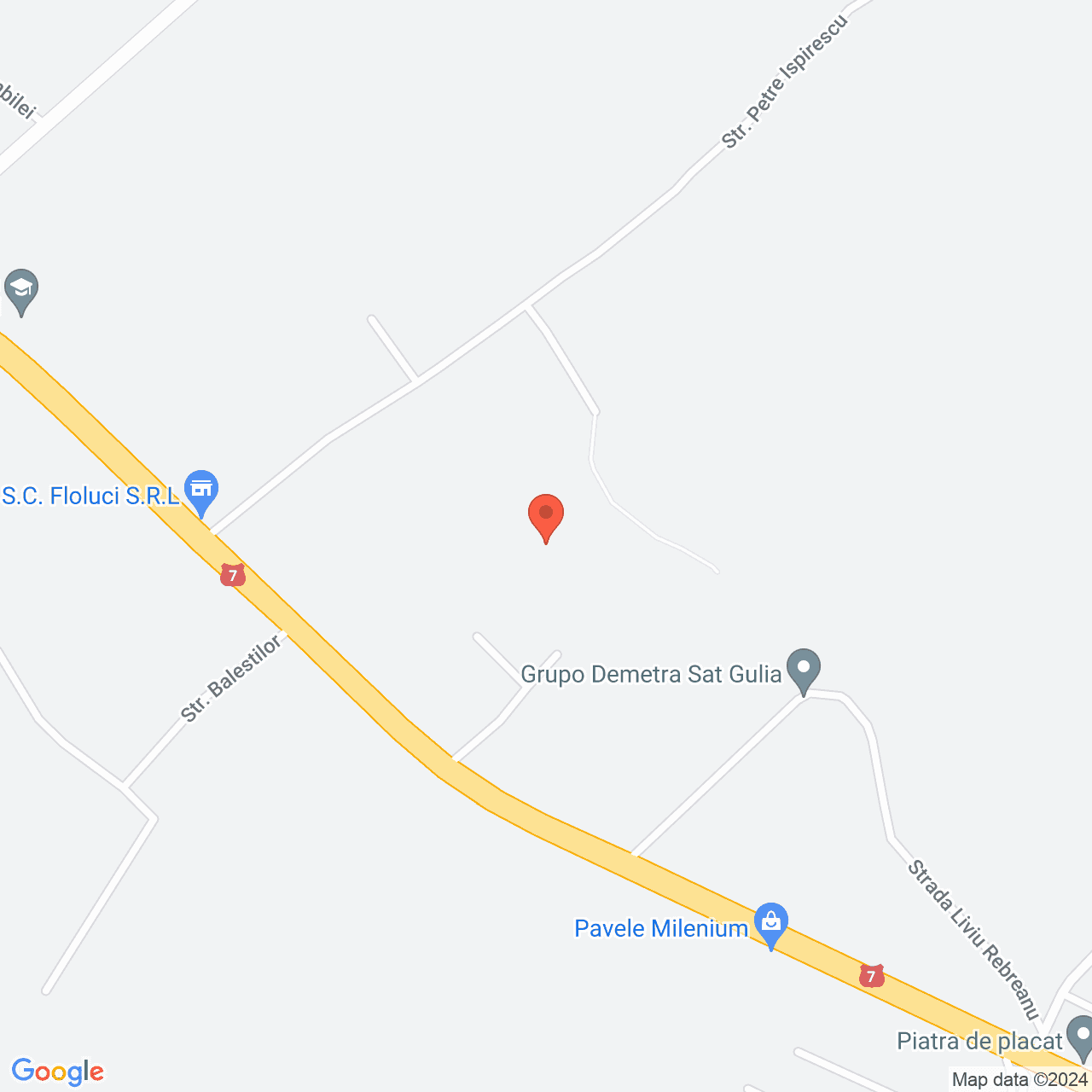 Poza harta streetview, zoom 16, adresa Gulia Tartasesti, , judetul